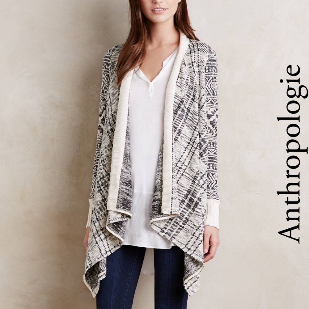 Anthropologie Tiny Mazarine Jacquard Cardigan NWOT